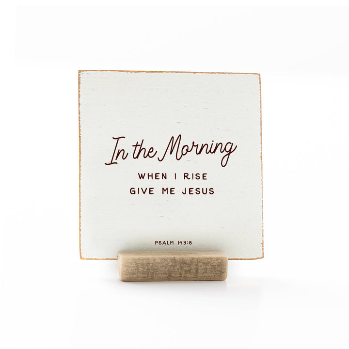 Revelation Culture - The Psalms | Scripture Message Wood Flat Card | 4 x 4"
