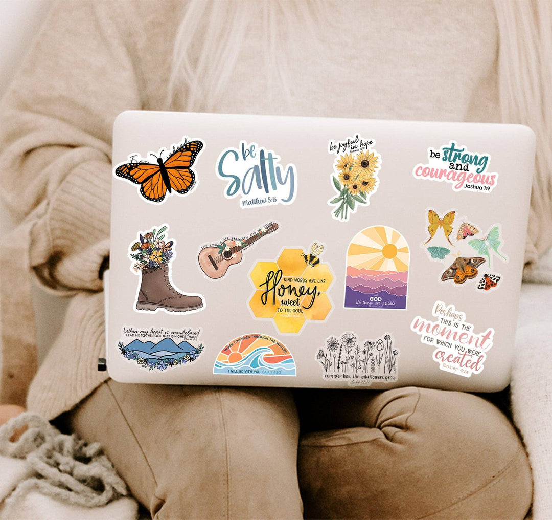 Be Joyful in Hope, Romans 12:12 Vinyl Sticker