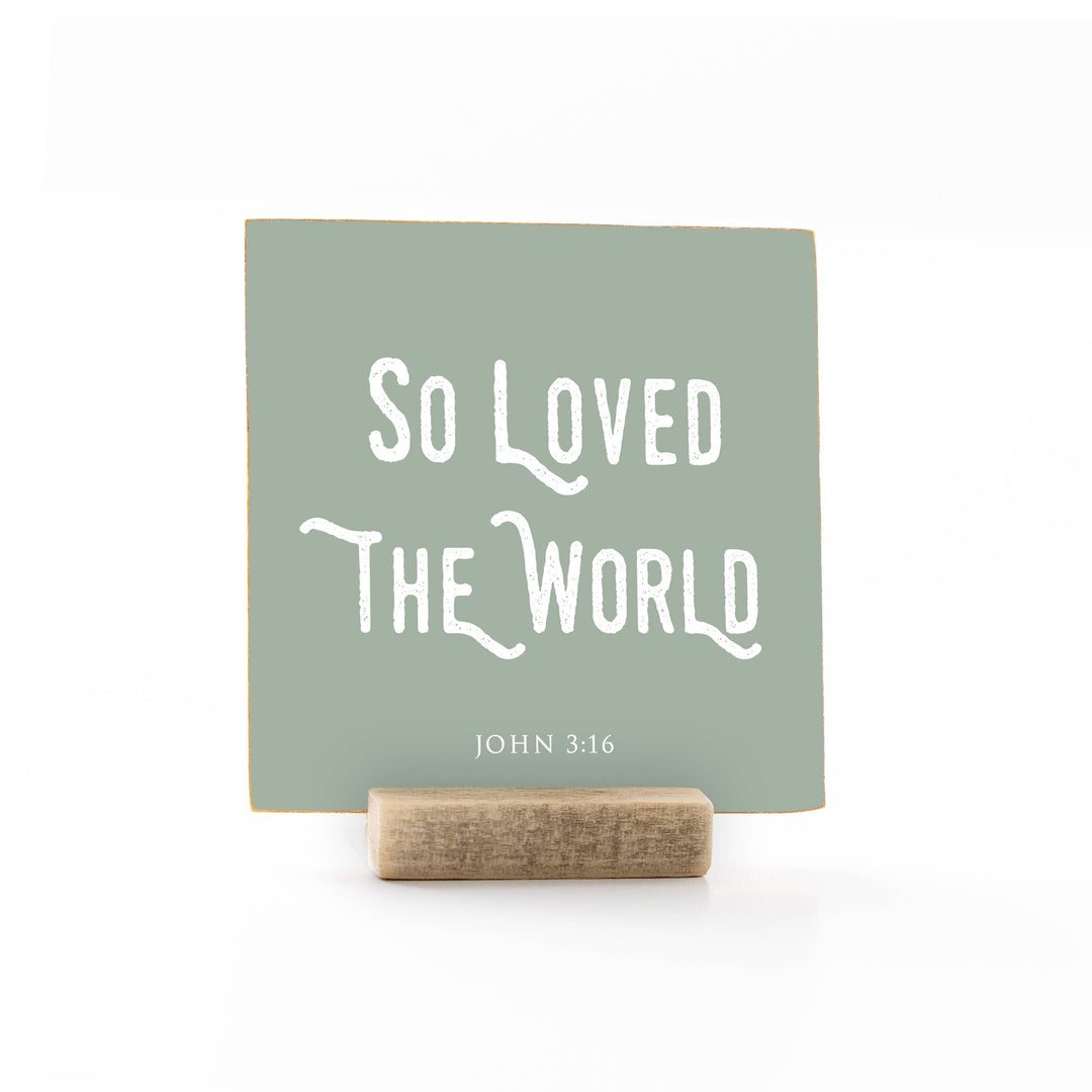 Revelation Culture - Christmas | Wood Message Art Card Flat Card | 4 x 4