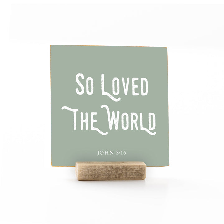 Revelation Culture - Christmas | Wood Message Art Card Flat Card | 4 x 4