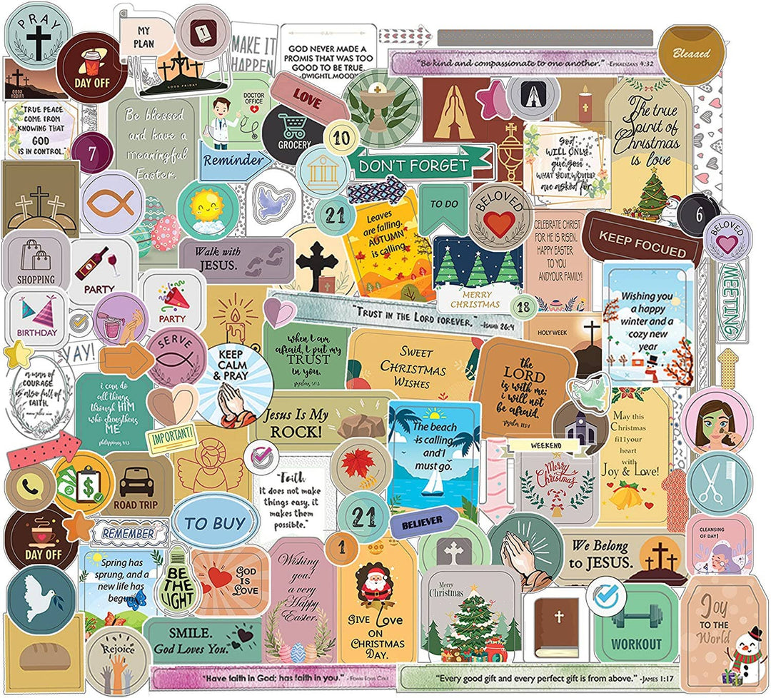 Mr. Pen - Christian Journaling Stickers 31 Sheets