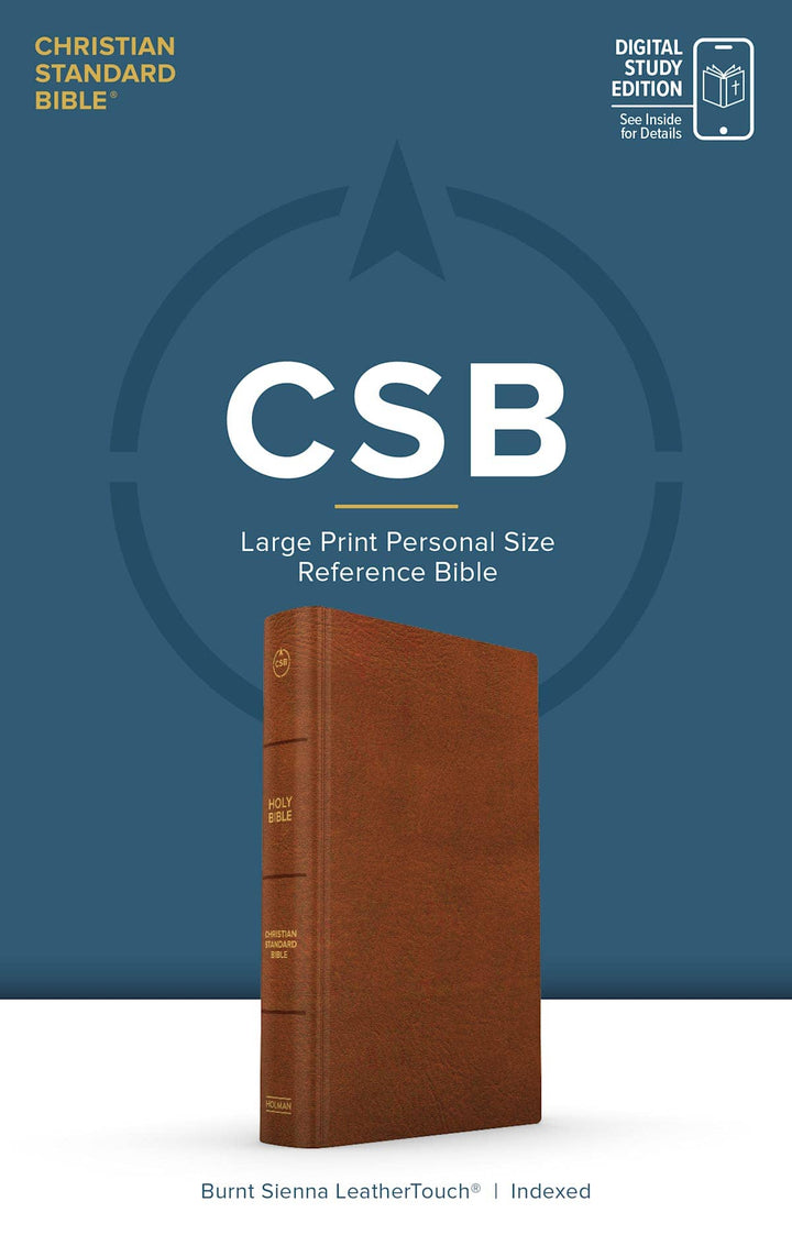 Lifeway - CSB Large Print Reference Bible, Digital LeatherTouch