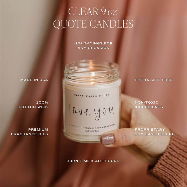 Be Still and Know 9 oz Soy Candle - Home Decor &amp; Gifts