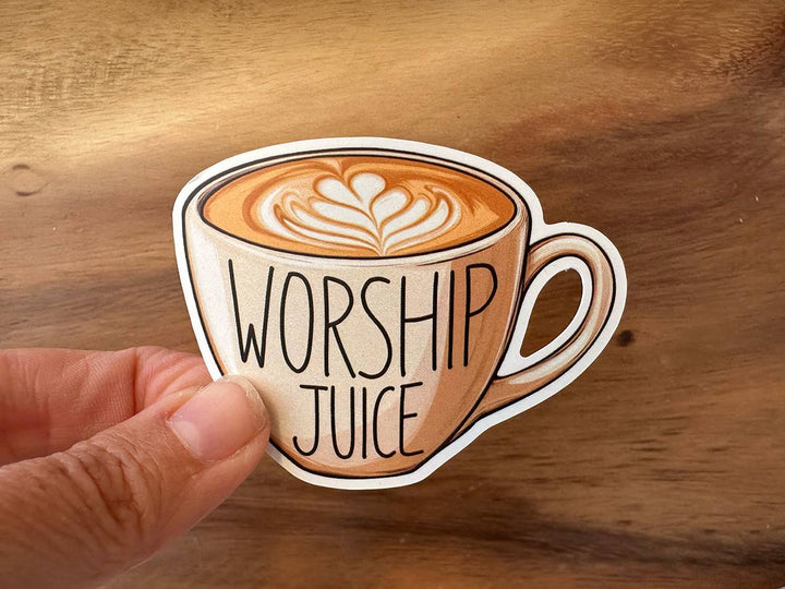 Missional Merch - Coffee Shop Merchandise | Worship Juice | Christian Sticker