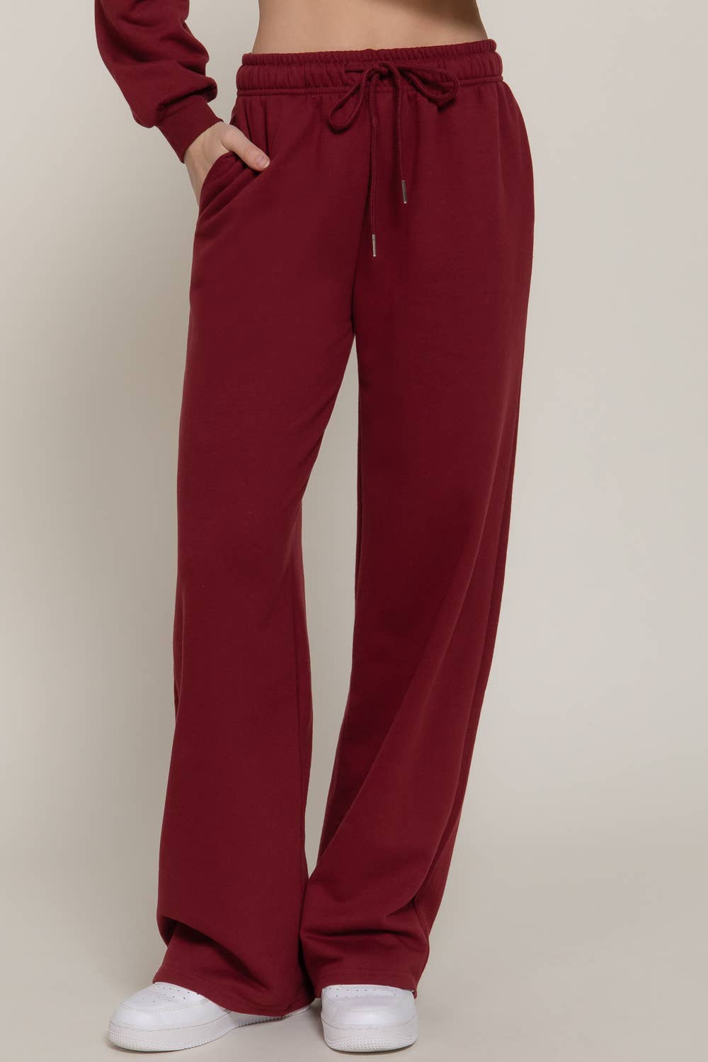 42POPS -  Straight Leg Inner Fleece Jogger Pants