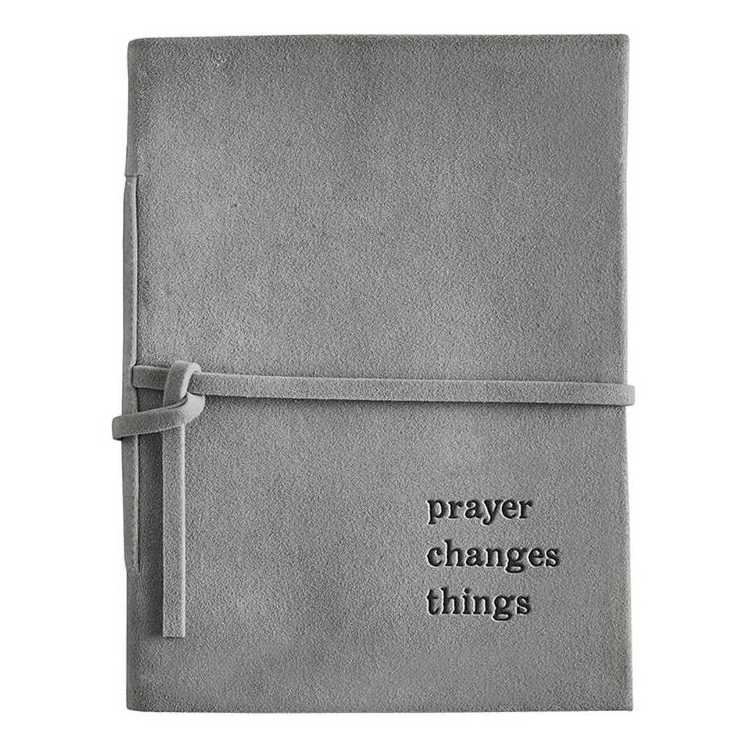 Santa Barbara Design Studio by Creative Brands - Face to Face Suede Journal - Prayer Changes Things