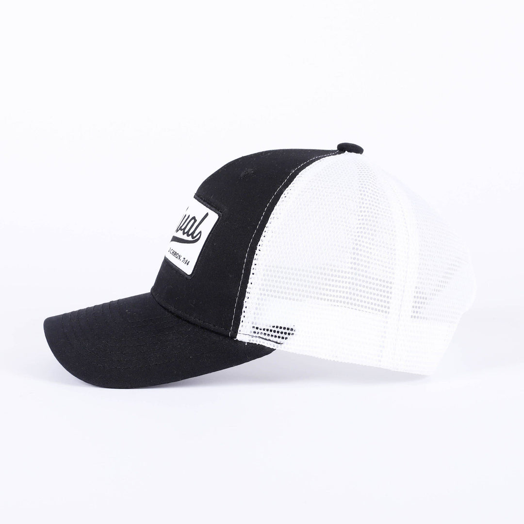 Trucker Hat - "Revival" Black &amp; White