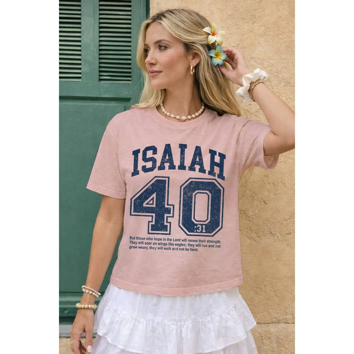 HRTandLUV - ISAIAH 40 31 MINERAL GRAPHIC TEE