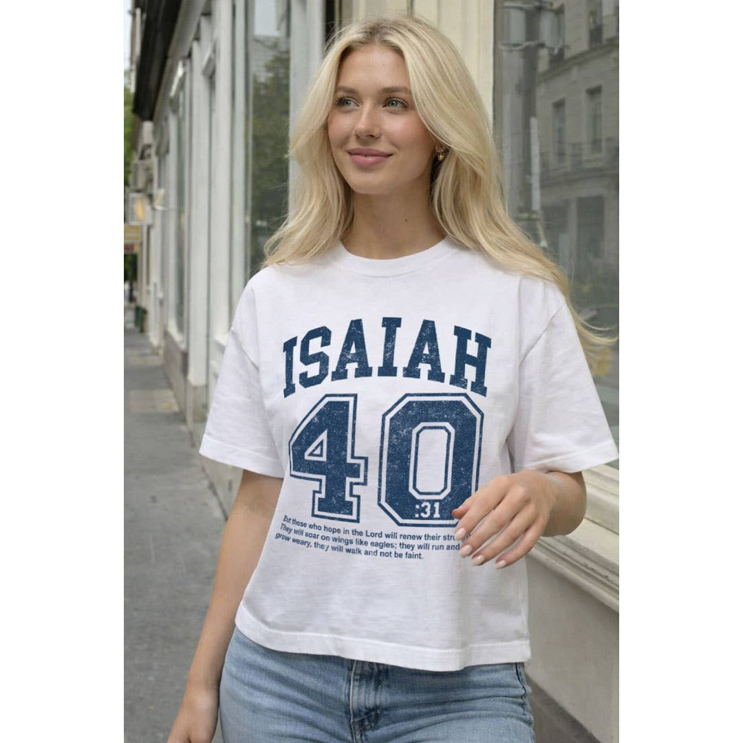 HRTandLUV - ISAIAH 40 31 MINERAL GRAPHIC TEE