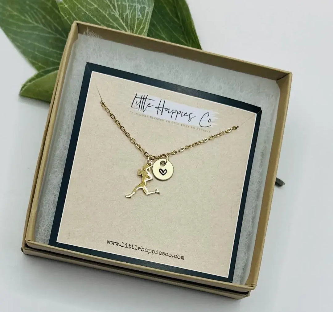 Personalized Runner Gift | Track &amp; Field Team Gifts for Girl