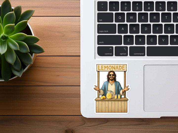 Missional Merch - Jesus Making Lemonade | Christian Sticker | Stickers Funny