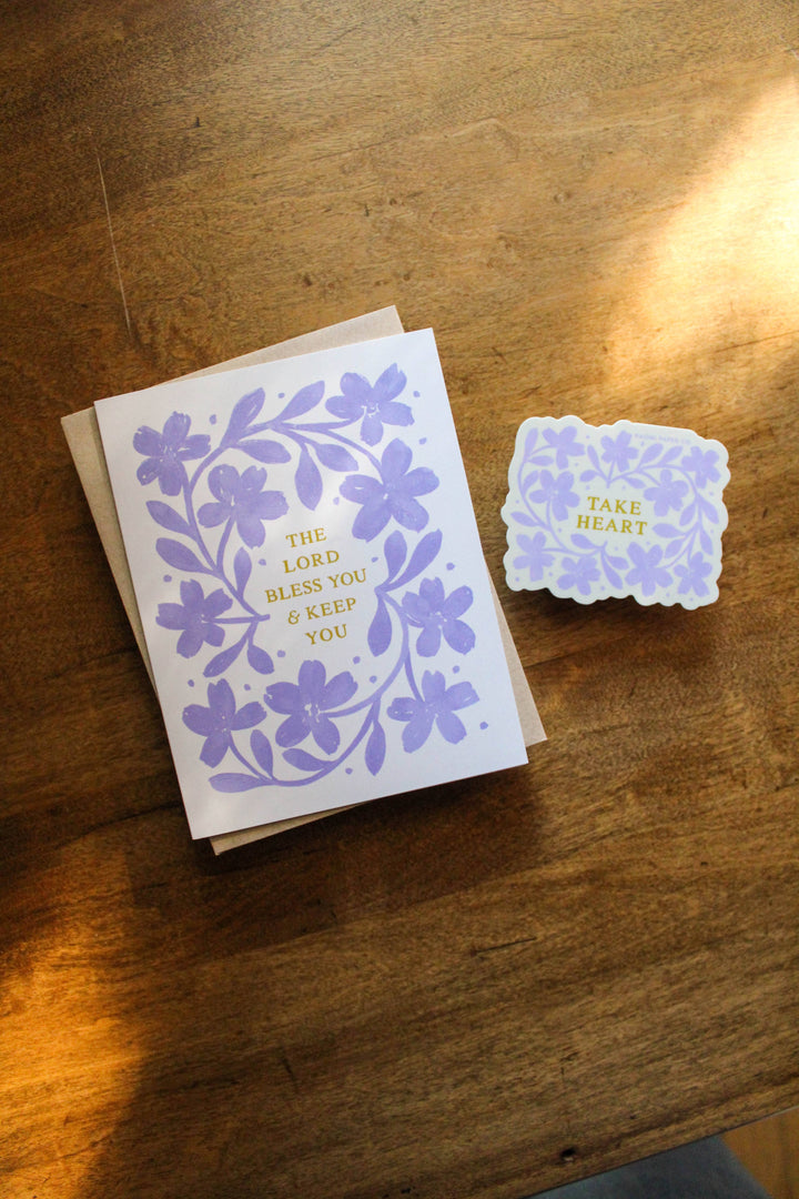 Naomi Paper Co. - The Lord Bless You &amp; Keep You Card