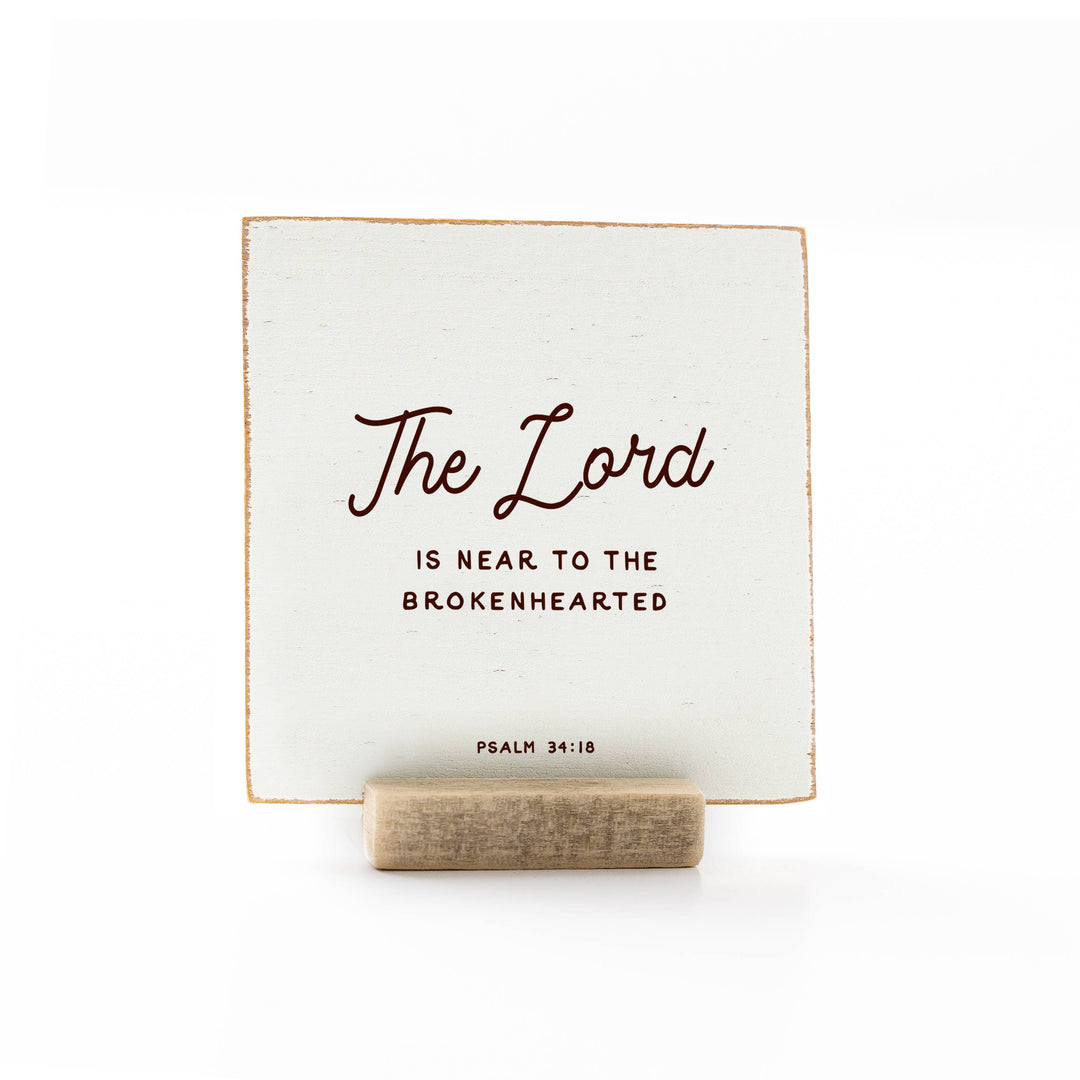 Revelation Culture - The Psalms | Scripture Message Wood Flat Card | 4 x 4"