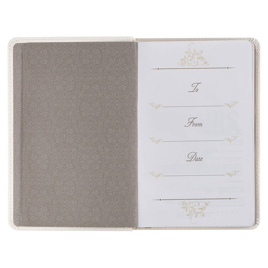 Devotional for Mr. &amp; Mrs. White Faux Leather
