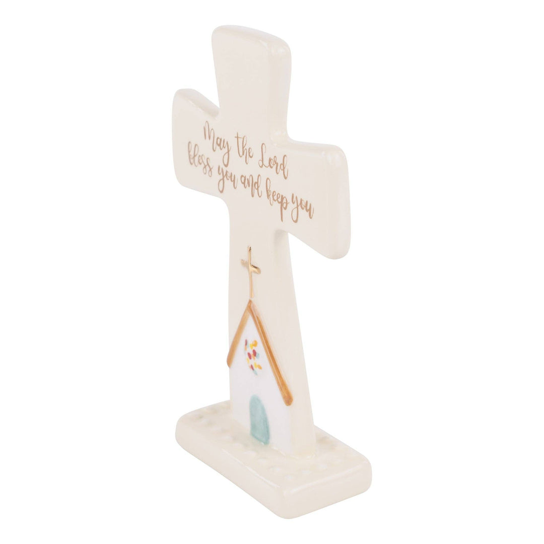 Glory Haus - Lord Bless And Keep You Church Standing Cross