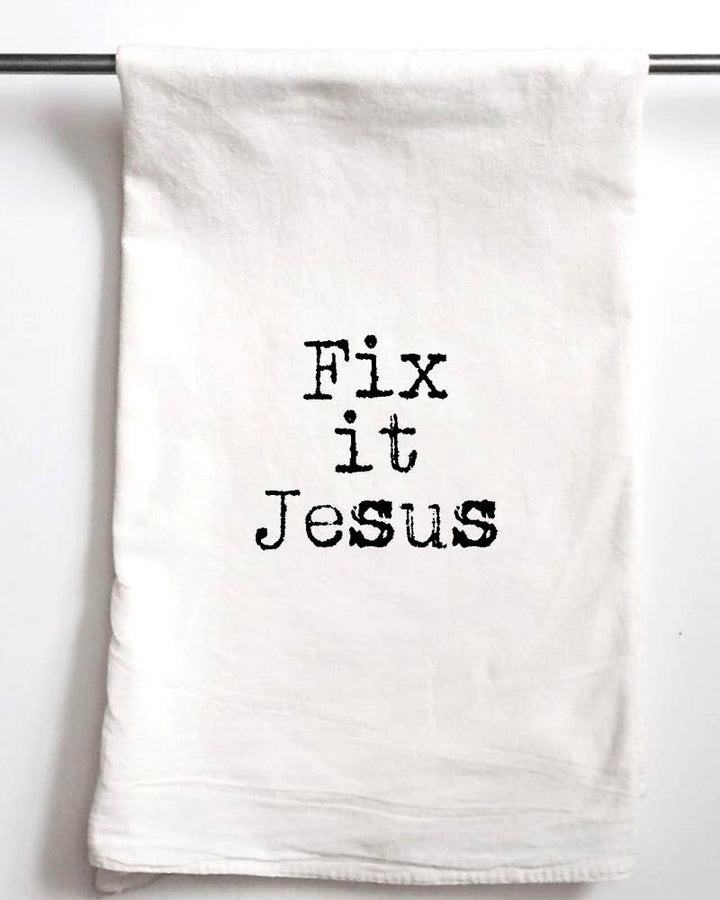 Fix It Jesus | Funny Gift Towel stocking stuffer friend gift
