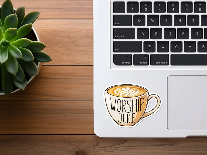 Missional Merch - Coffee Shop Merchandise | Worship Juice | Christian Sticker