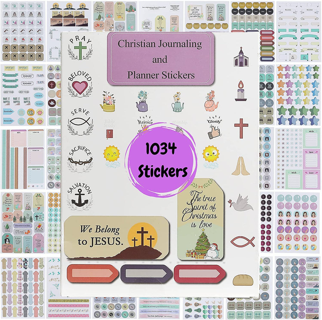 Mr. Pen - Christian Journaling Stickers 31 Sheets