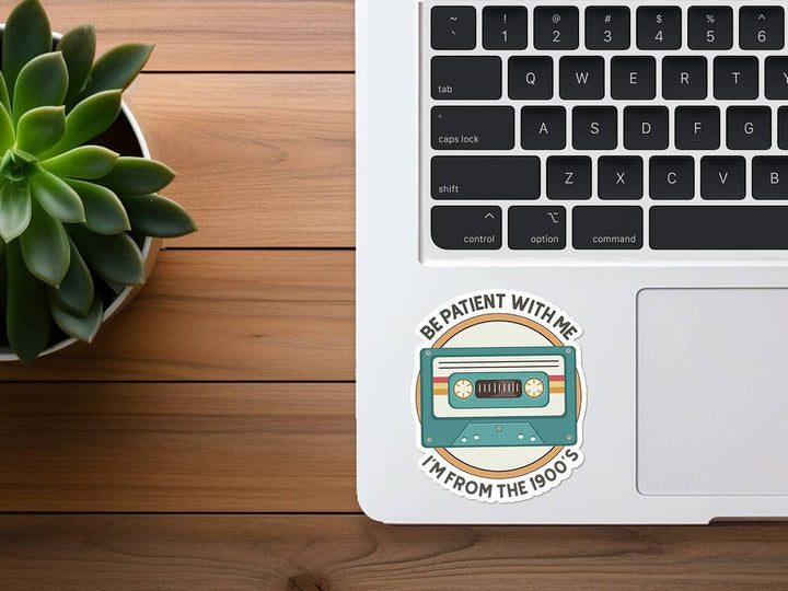 Missional Merch - 90s Nostalgia Sticker, Be Patient With Me I&