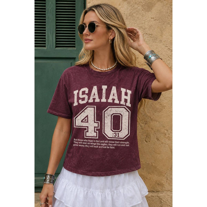 HRTandLUV - ISAIAH 40 31 MINERAL GRAPHIC TEE