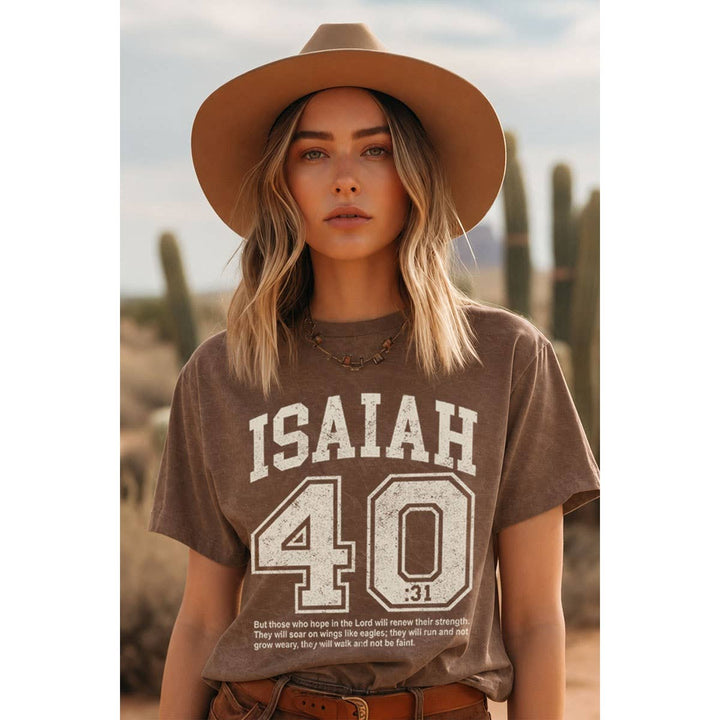 HRTandLUV - ISAIAH 40 31 MINERAL GRAPHIC TEE