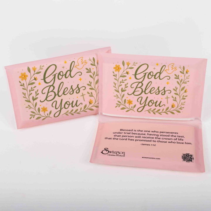 Tissue God Bless You Dove &amp; Cross Pk30