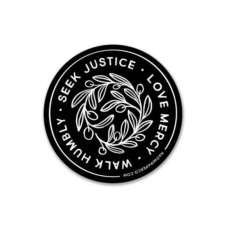 Naomi Paper Co. - Seek Justice Sticker