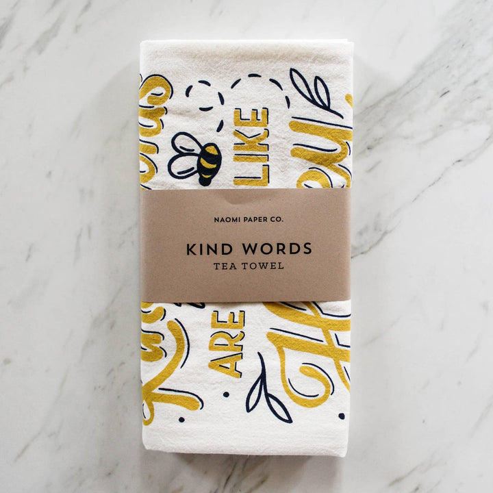 Naomi Paper Co. - Kind Words Tea Towel