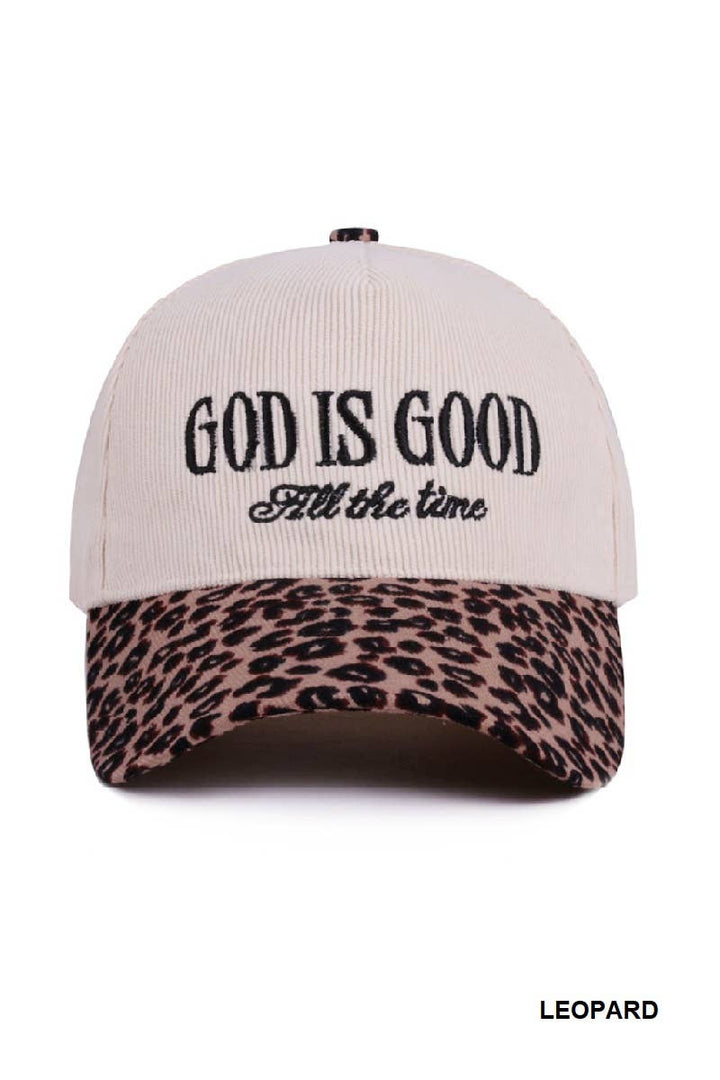 42POPS - `Jesus Lettering Two Tone Corduroy Cap
