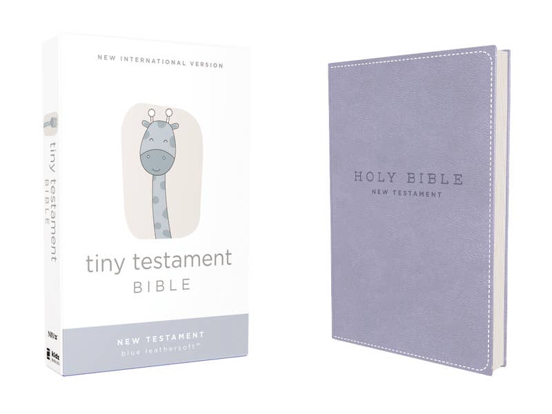 NIV Tiny Testament Bible New Testament Leathersoft Blue