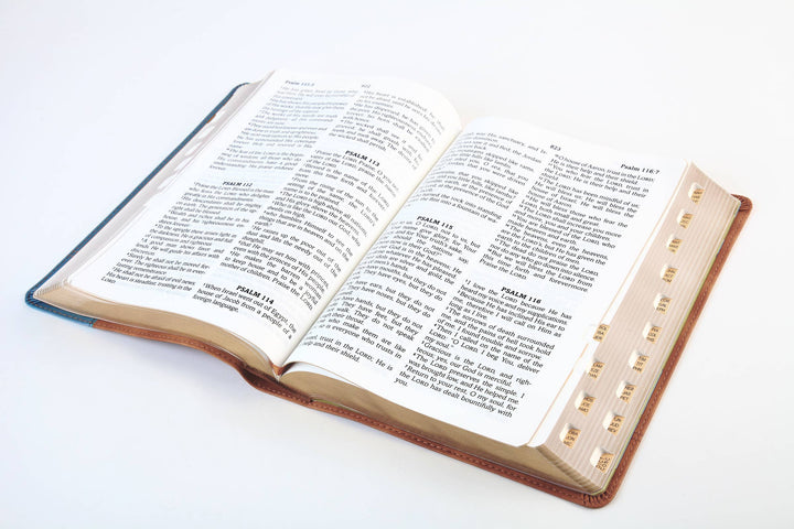 Barbour Publishing, Inc. - The Barbour Simplified KJV--Large Print [Rust &amp; Stone Cross]
