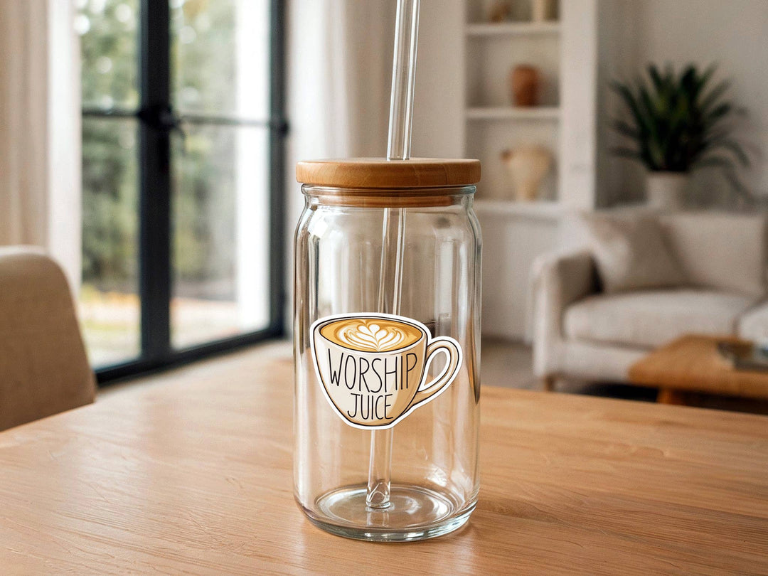 Missional Merch - Coffee Shop Merchandise | Worship Juice | Christian Sticker