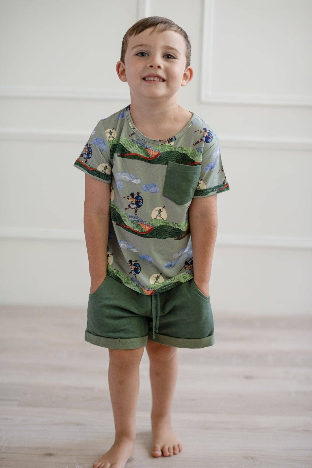 David &amp; Goliath Pocket Tee &amp; Shorts Set
