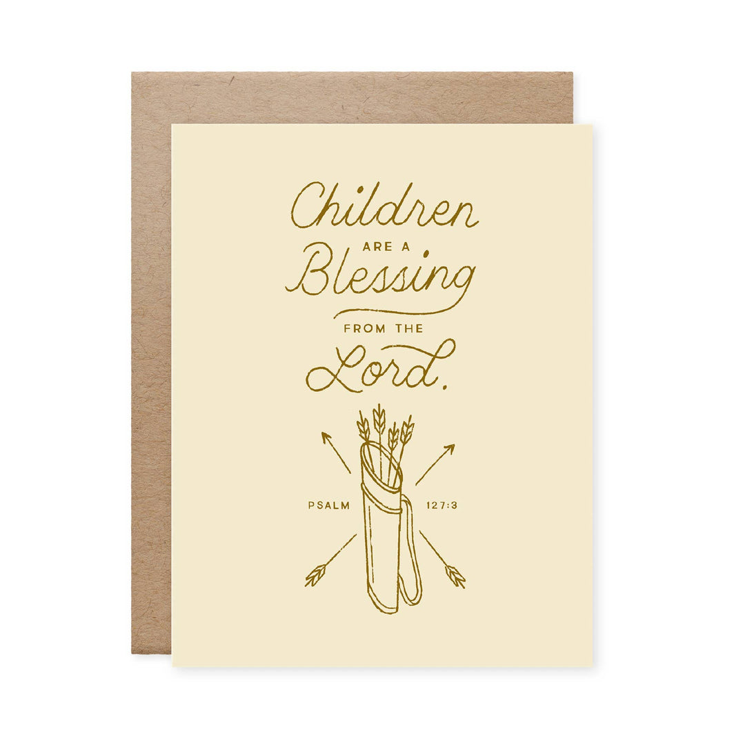 Naomi Paper Co. - Children Are a Blessing Card