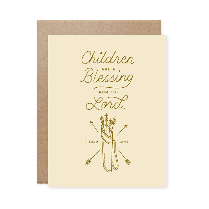 Naomi Paper Co. - Children Are a Blessing Card