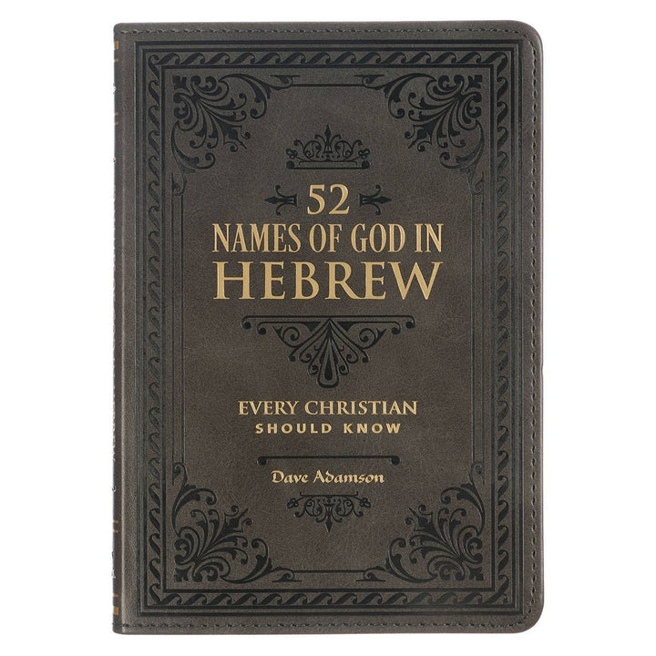 Christian Art Gifts - Gift Book 52 Hebrew Names of God Faux Leather