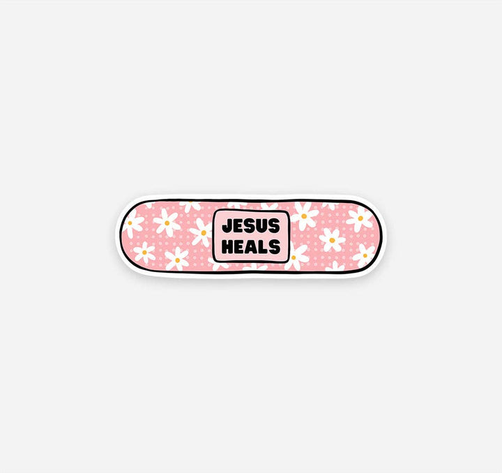 Jesus Heals Vinyl Sticker