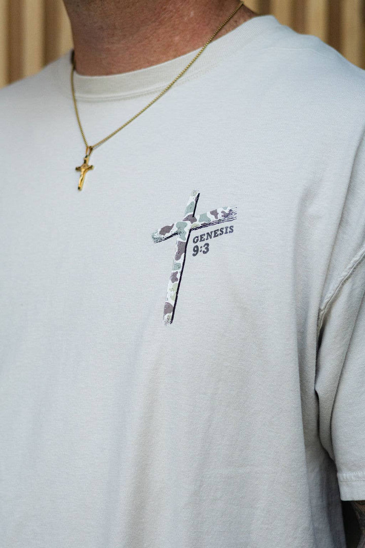 Salt + Light Design Co. - Let Us Thank Him Christian T-Shirt – Genesis 9:3 Scripture