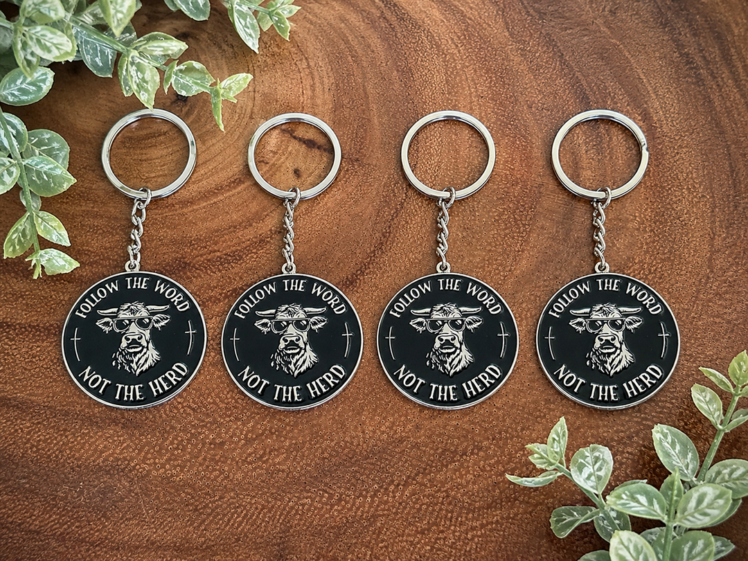 Missional Merch - Keychain | Follow the Word, Not the Herd | Keychains Bulk