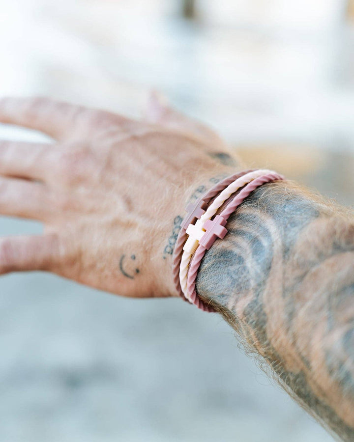 In God We Must - Infinity Cross Bracelets- Twilight