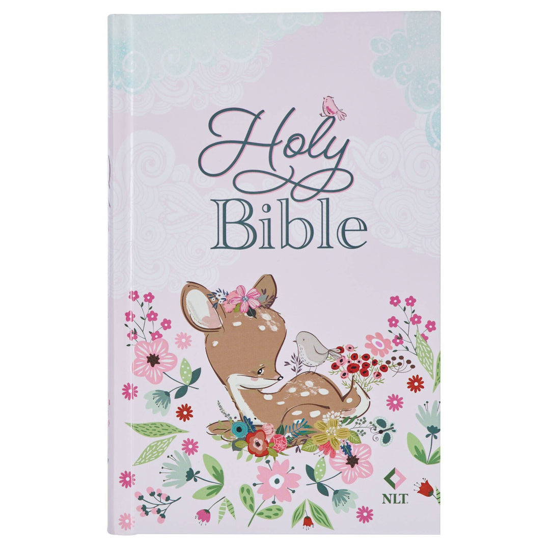 Bible NLT Infant Hardcover, Pink