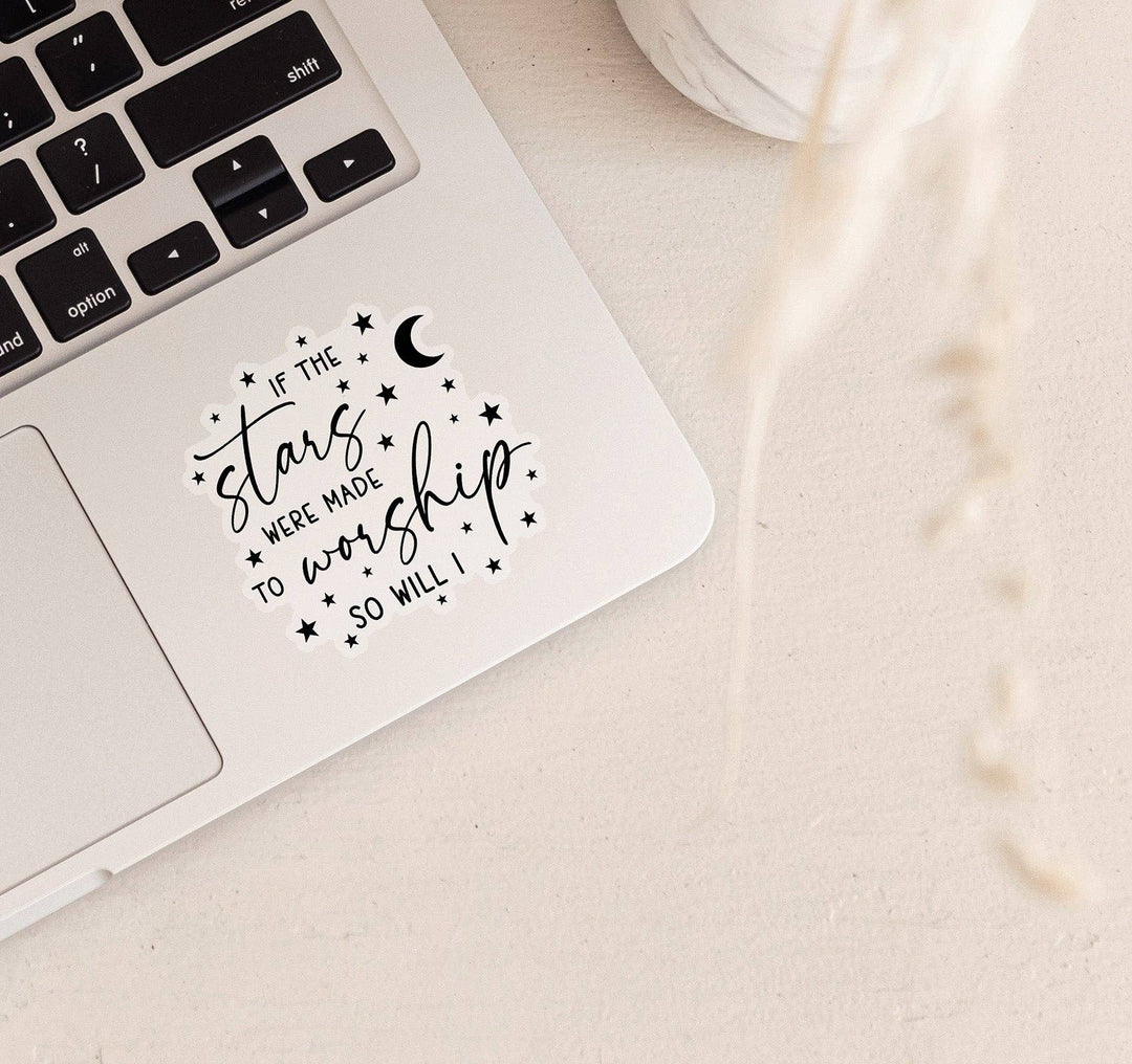 Stars Made to Worship Vinyl Sticker