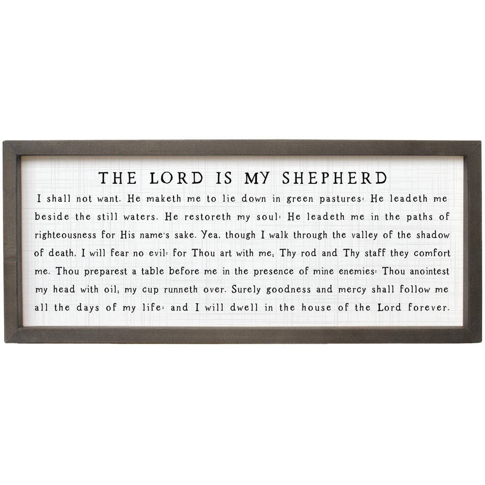 Sincere Surroundings - Lord Is My Shepherd - Farmhouse Frames