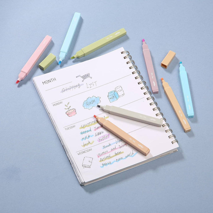 Mr. Pen - Aesthetic Highlighters, Pastel, 8 Pack