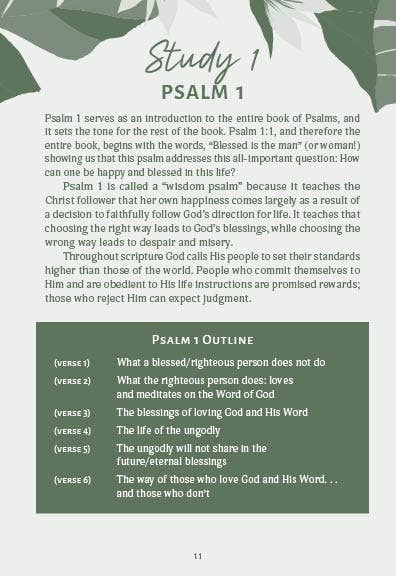 Psalms : An All-in-One Study on God&