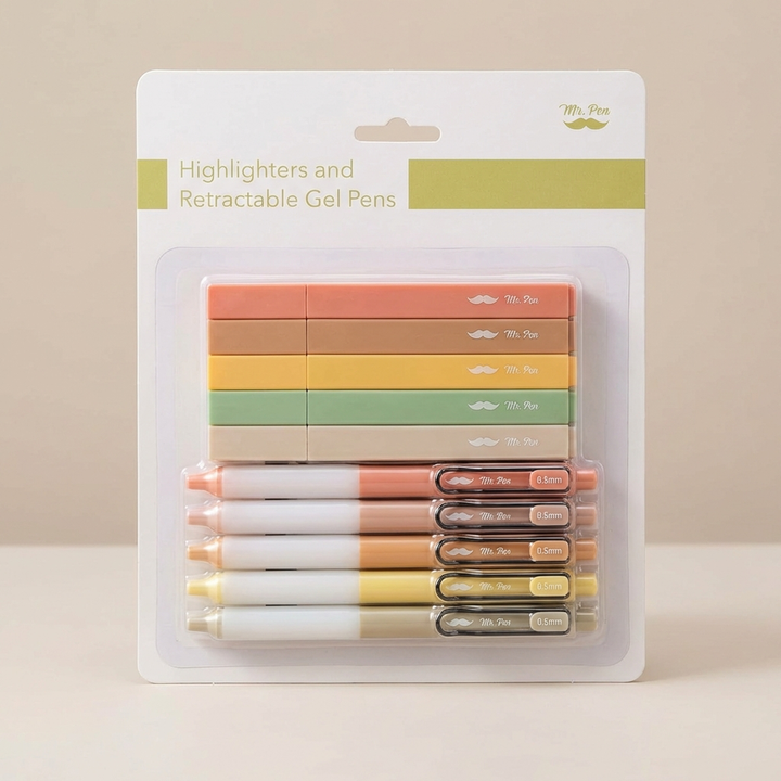 Mr. Pen - Bible Safe Aesthetic Highlighters Set