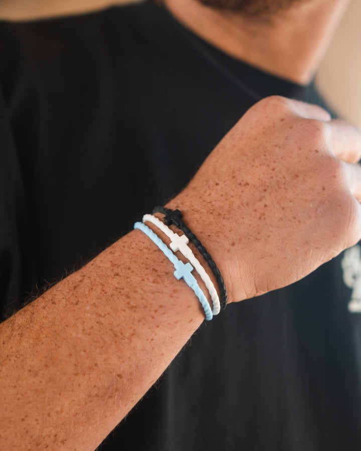 In God We Must - Infinity Cross Bracelets- Heaven