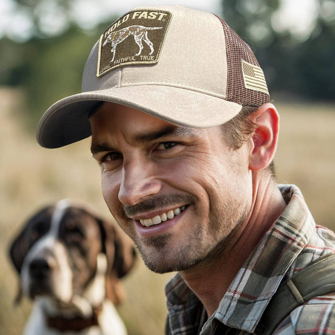 Kerusso - HOLD FAST Mens Cap Hunting Dog