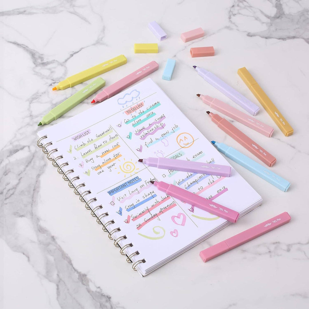 Mr. Pen - Aesthetic Highlighters 16 Pack
