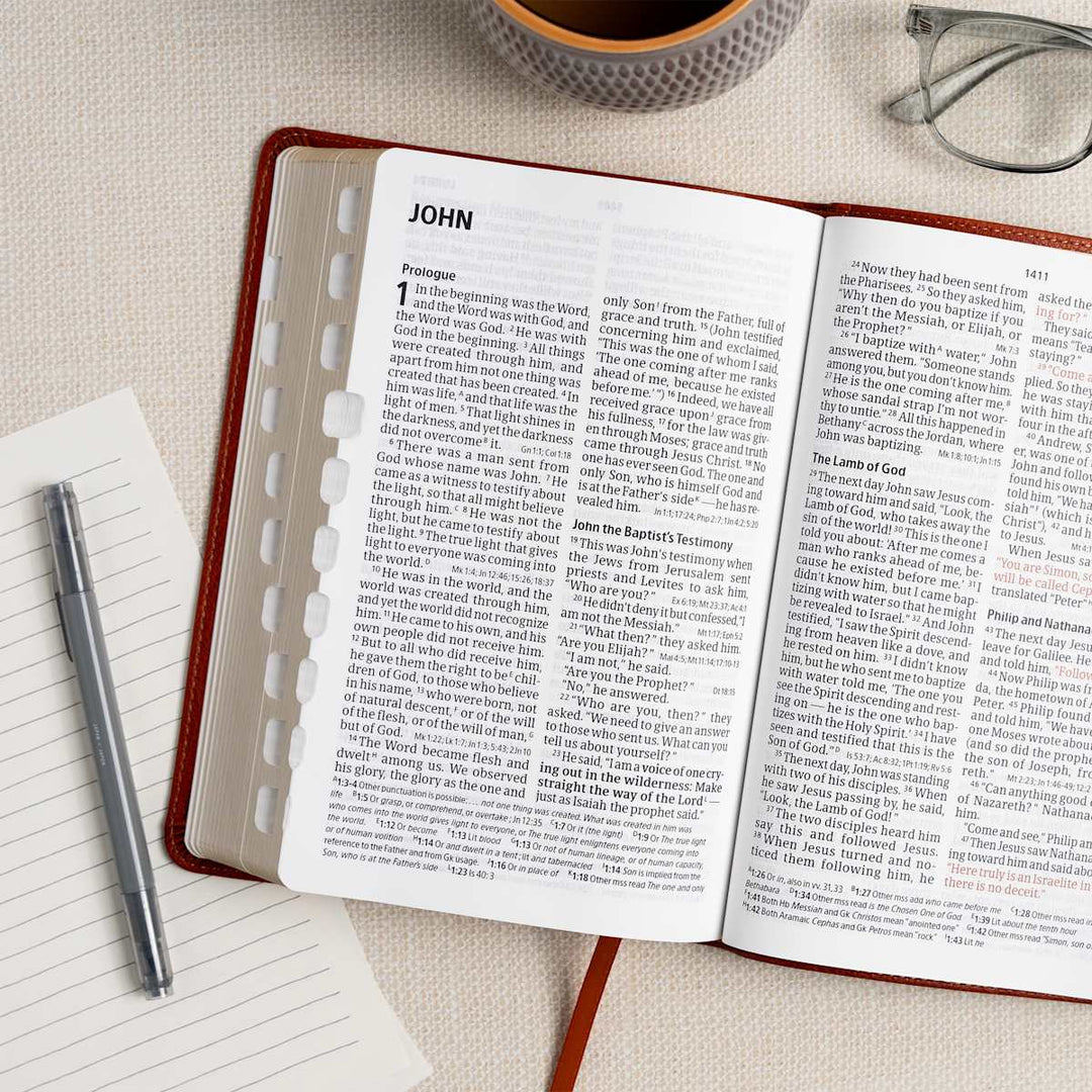 Lifeway - CSB Large Print Reference Bible, Digital LeatherTouch